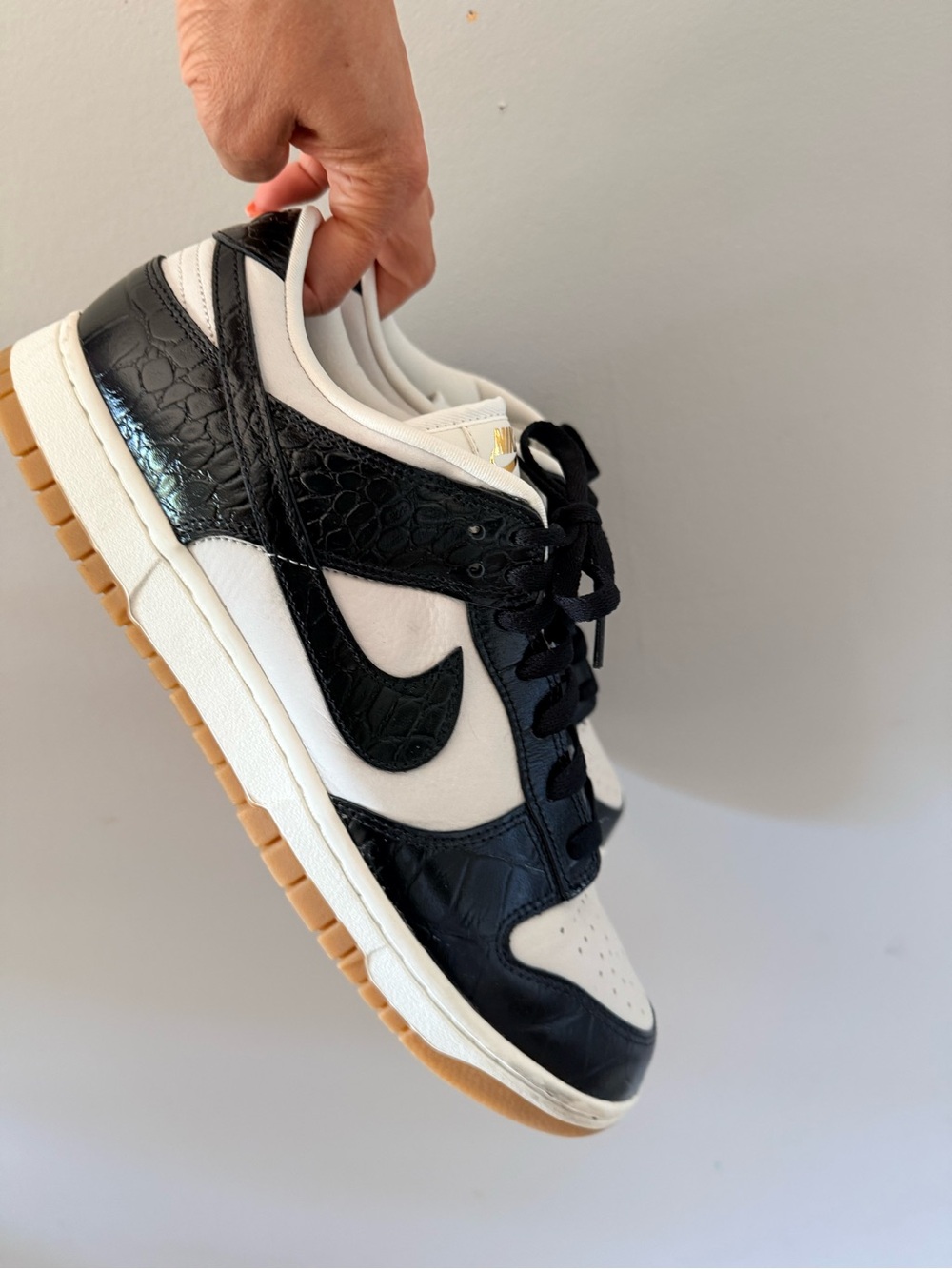Nike Dunk Low LX "Black Croc" (Premium "Panda" Evolution) 🔥 Size 13 (Men’s 11.5)